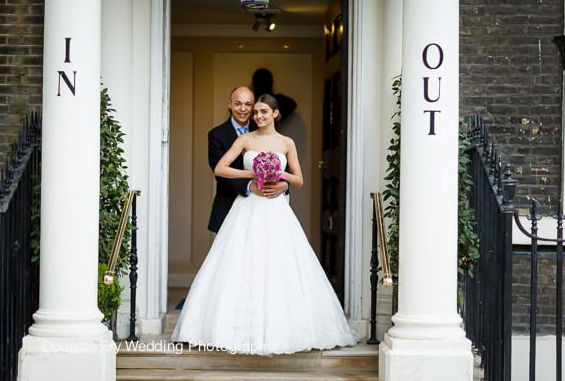 Wedding photography at the In and Out club