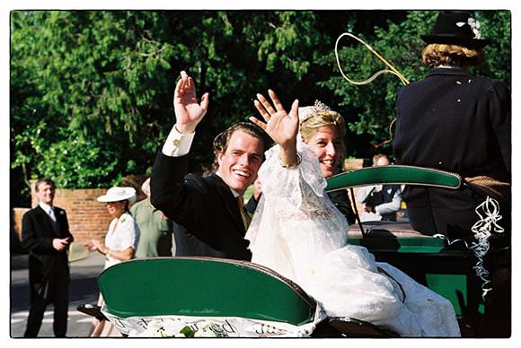 Scan of wedding negative