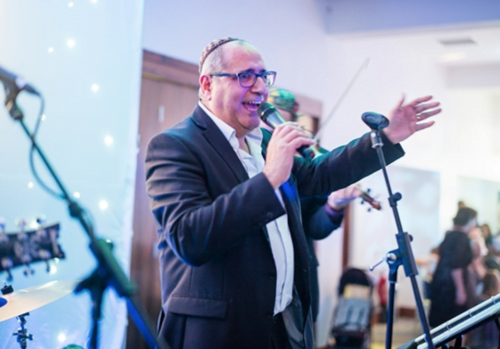 Band at Bar Mitzvah in London