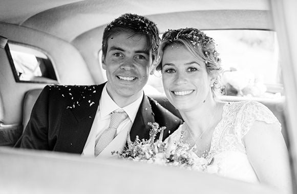 Black and White conversion wedding photo