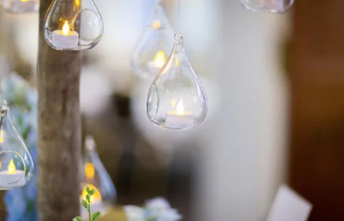 Wedding Table Lighting - "Let there be Light!" 6 Wedding breakfast table lighting - photograph of tea lights