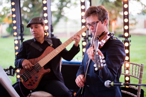 Band members at Party - Playing