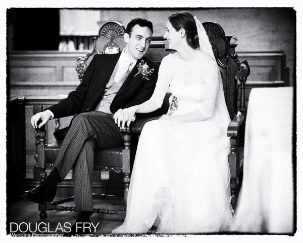 Wedding Photograph of couple together at Inner Temple