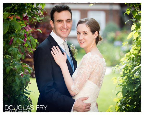 Wedding Photograph at Inner Temple outside of couple