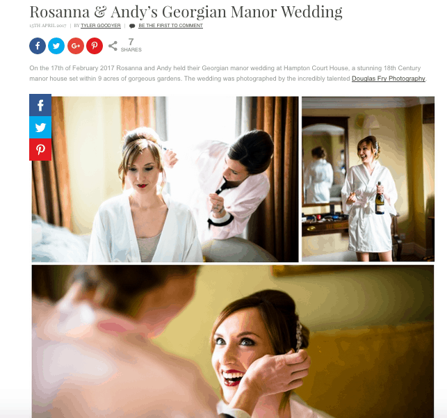 Confetti Real Wedding Feature