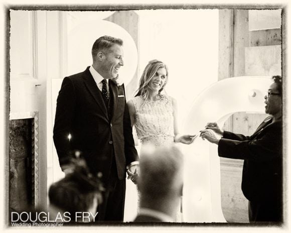 Laura and Andy's Wedding Photographed at Soho Hotel and the Union Club 6 Photograph of wedding ceremony in London