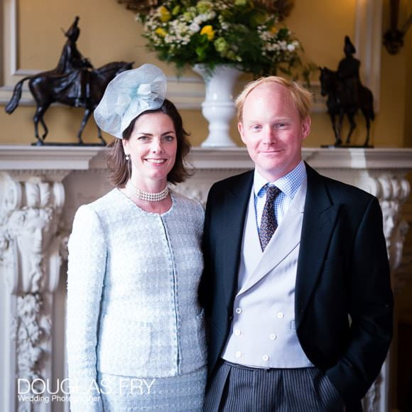 Formal wedding photograph at Cavalry and Guards Club