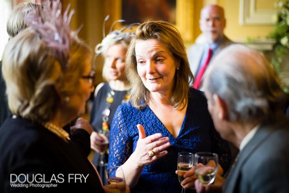 Guest during wedding reception at Cavalry and Guards Club