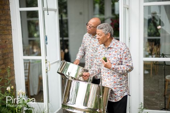 Anniversary Party at the Orangery, Holland Park 9 Steel band playing outside the Orangery in Holland Park