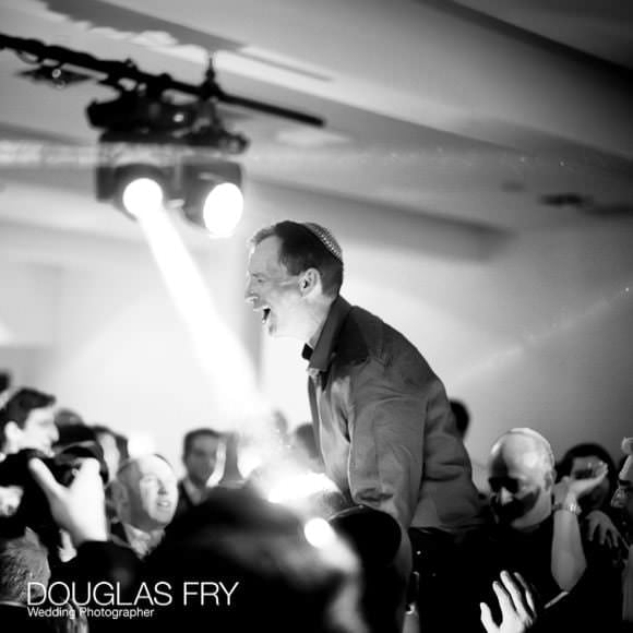 Dad dancing at Bat Mitzvah