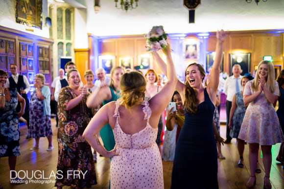 Photography of Bride Throwing Her Wedding Bouquet at Gray's Inn in London! 7