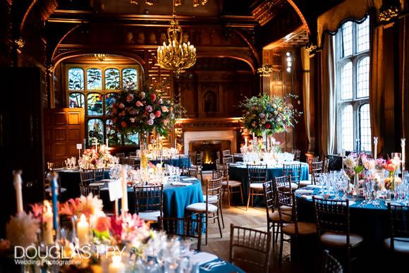 Two Temple Place - Tables set for dinner with flowers