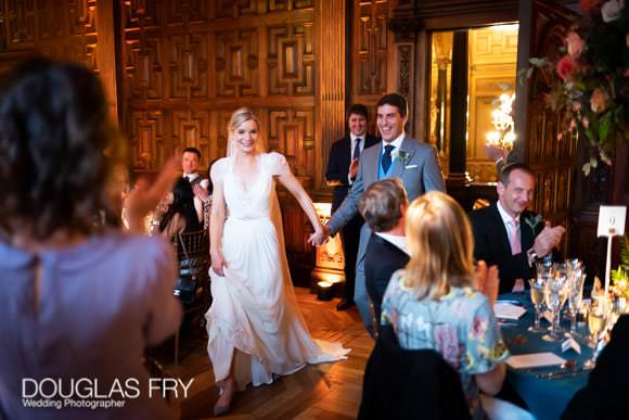 Wedding Photographer Two Temple Place - A Spectacular and Unusual London Venue 5 couple entering dinner at Two Temple Place in London