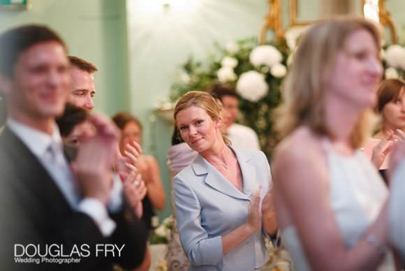 Guest during wedding