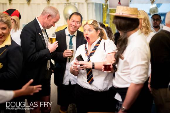 Guests at St Trinians Birthday party