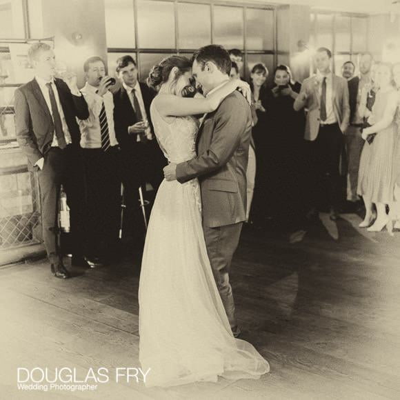 Wedding Photographer Chelsea Town Hall & Hixter in London - Rebecca & Greg 9 Wedding first dance photographed at Hixter in London