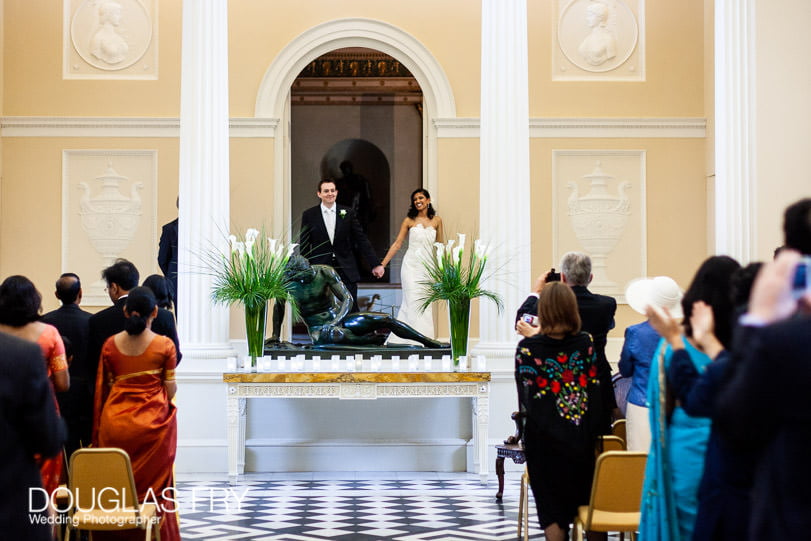 wedding ceremony at syon house