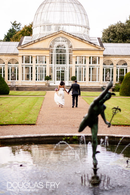 Syon Park Wedding Photography for Maddi & Stephen - Reprocessing of Photographs 7 Syon Park Conservatory - couple