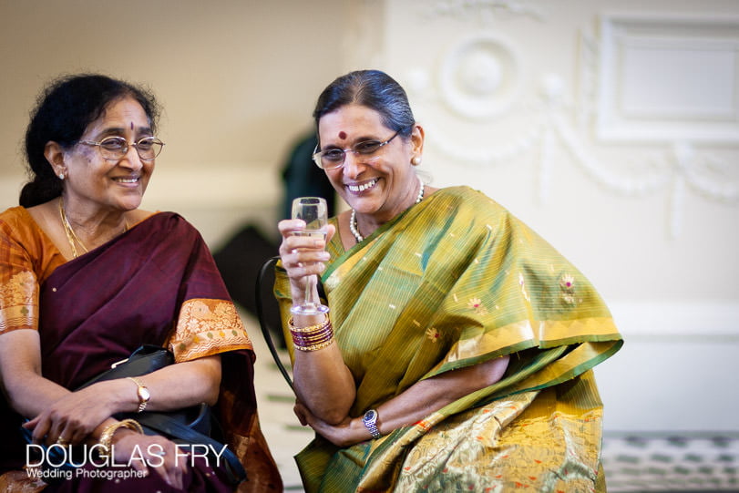 Guests at wedding at Syon Park