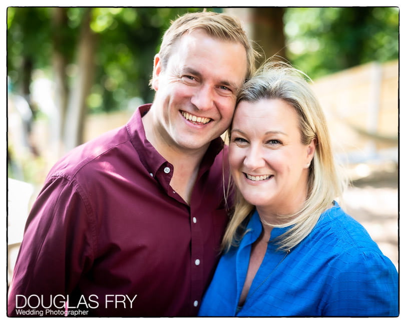 Parents photographed as a couple in London