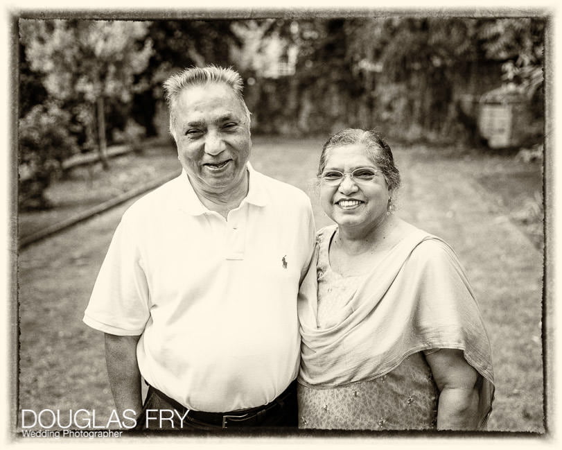 Grandparents photographed together during family photo shoot