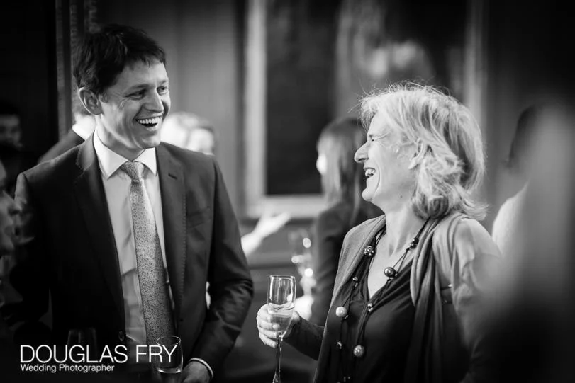 90th Birthday Party Photographer at the In and Out Club in London 4 Birthday Party Photographer London - guests chatting
