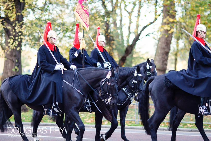 5 Reasons to Hold Your Wedding in the Capital by Douglas Fry Wedding Photographer London 5 London wedding photographer cavalry photography at buckingham palace