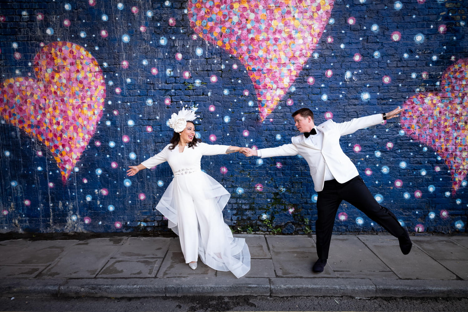 Douglas Fry 2020 Best wedding photographs - London couple during elopement from US