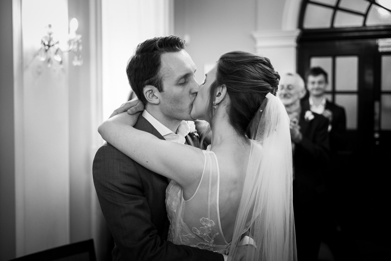 Wedding photographed at Chelsea Register Office in Kings Road