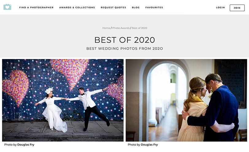 Best of 2020 - wedding photography competition