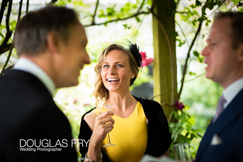 Wedding PHotograph of guest taken with Leica Noctilux lens