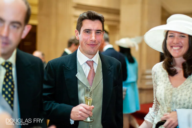 Wedding Photographer One Great George Street - Throw Back Weddings 25 Wedding Photographer One Great George Street London - guest at drinks reception