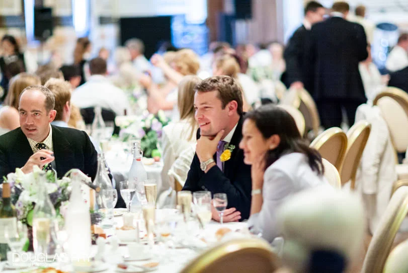 Wedding Photographer One Great George Street - Throw Back Weddings 36 Wedding Photographer One Great George Street London - guests at dinner