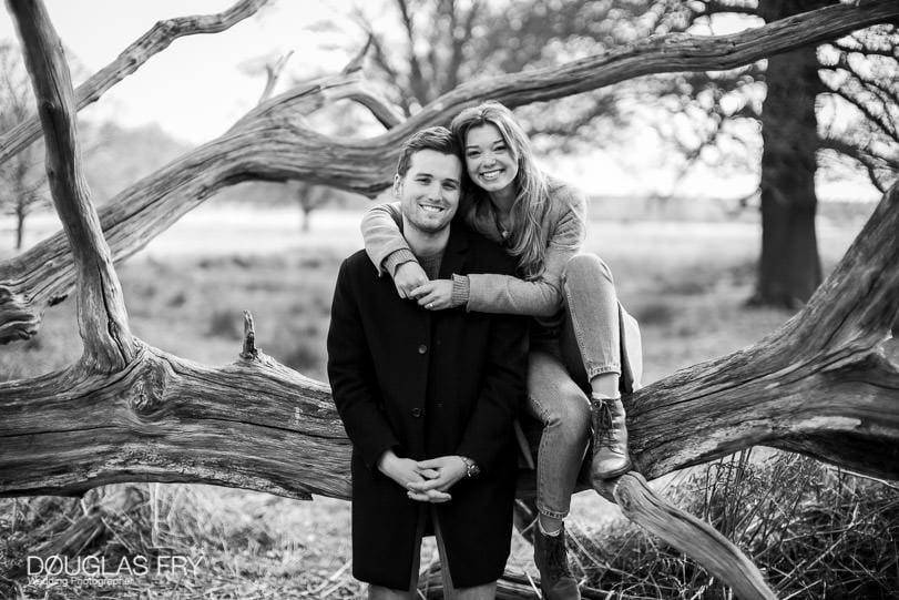 Engagement Photoshoot in London - Richmond Park