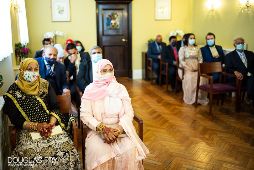 wedding ceremony in Chelsea photographed by Douglas Fry