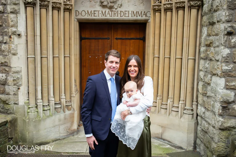 Baptism Photographer at Farm Street Church 4 Baptism photographer at Farm Street Church in London - The family