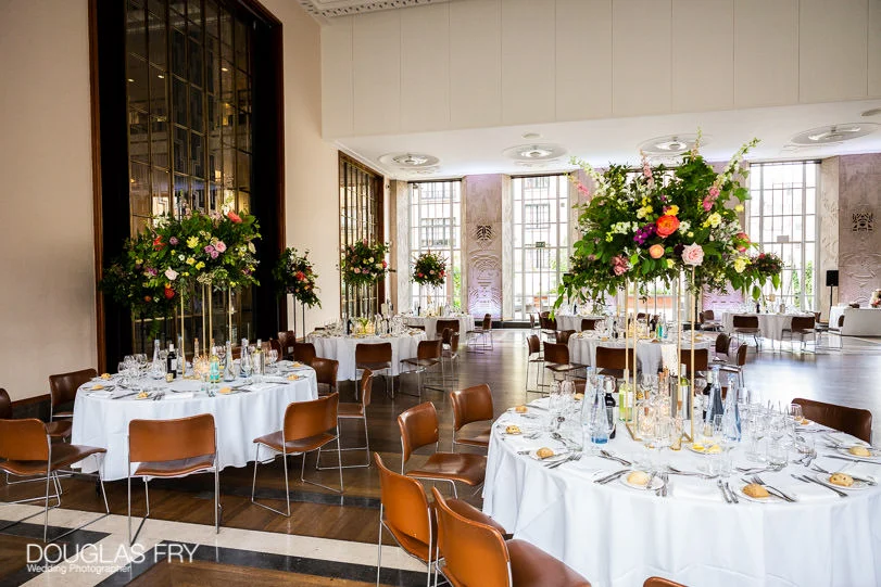 RIBA Wedding Photography for Irina and Dovydas 16 RIBA Wedding photographer London - room set up