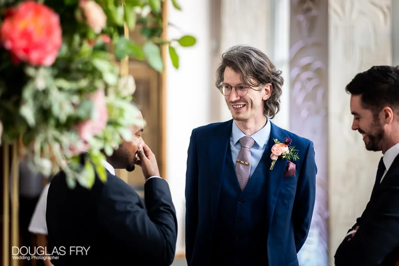 RIBA Wedding Photography for Irina and Dovydas 17 RIBA Wedding photographer London - groom photographed