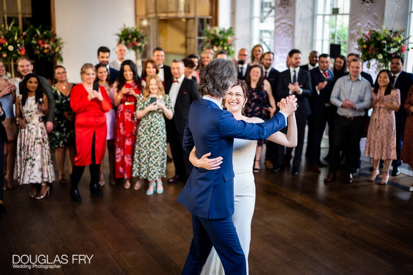 RIBA Wedding photographer London - dancing photograph