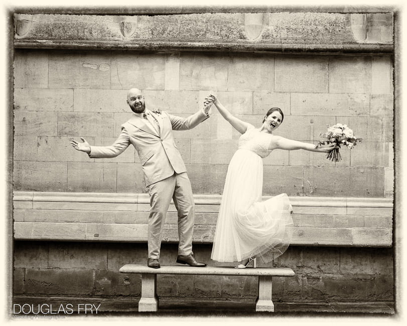 bride and groom at their wedding at Inner Temple in London