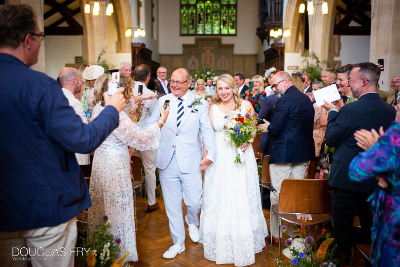 st Luke's church Hampstead photograph of wedding service