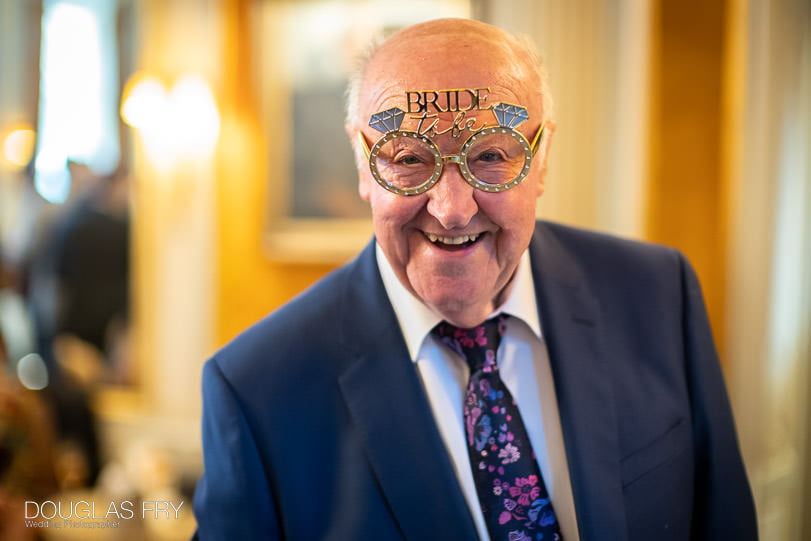 Wedding at St Luke's Church, Hampstead and The Savile Club in London 8 guest at wedding at Savile Club photograph