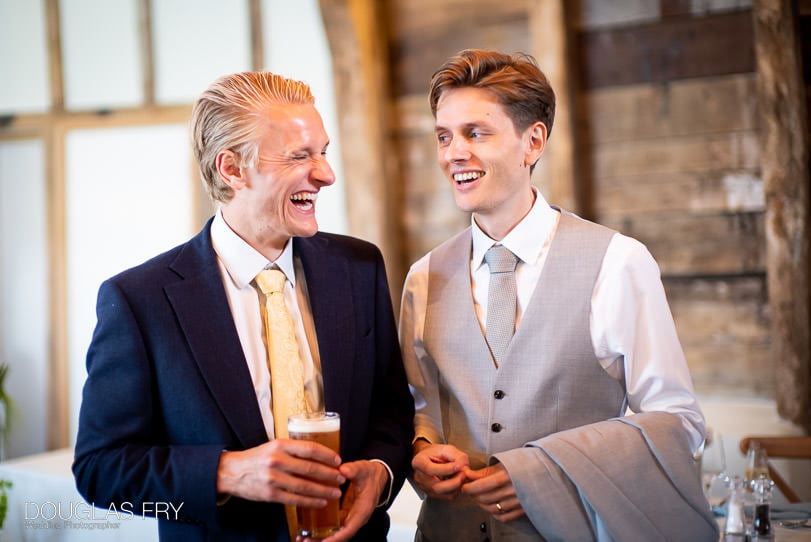 wedding photographer - picture of groom at reception