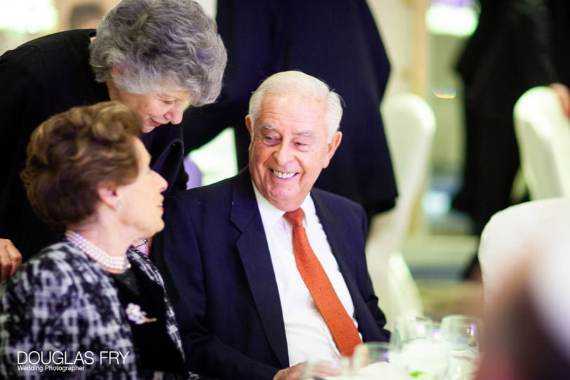 Wedding photographer at Mandarin Oriental - guest at reception