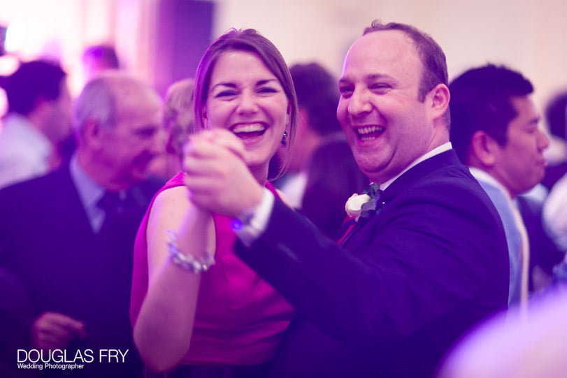 Wedding photographer at Mandarin Oriental - guests dancing