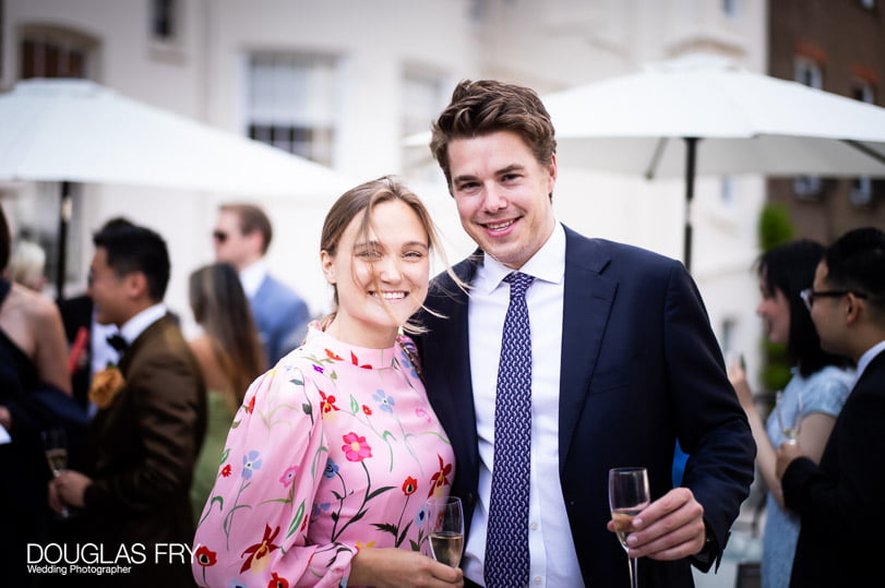 Guests at the Savile Club in London