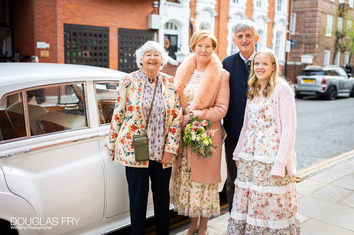 Wedding photography at Chelsea Register Office by Douglas Fry