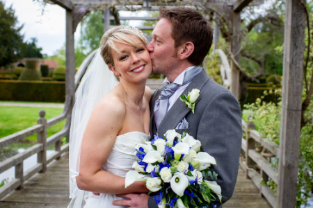 Wedding photographer at Great Fosters Hotel